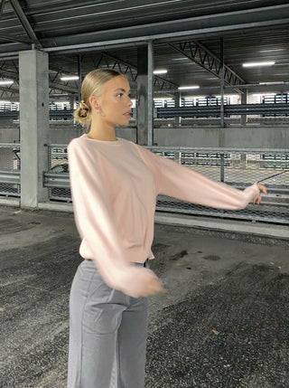 Cozy sweater - pink top May 