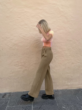 Staple pants - brown Bukser May 
